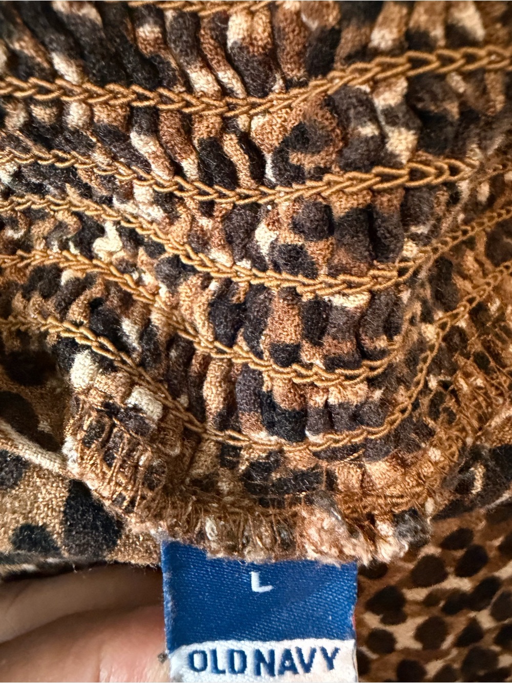 Old Navy Brown Leopard Print Maxi Skirt - Picture 4 of 4